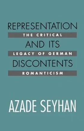 Seyhan |  Representation and Its Discontents | eBook | Sack Fachmedien