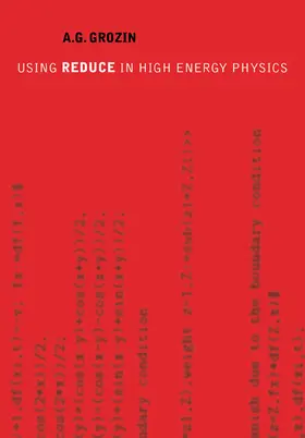 Grozin |  Using Reduce in High Energy Physics | Buch |  Sack Fachmedien
