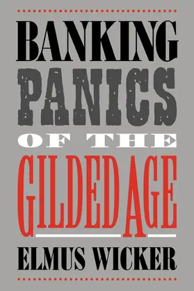 Wicker / Bordo |  Banking Panics of the Gilded Age | Buch |  Sack Fachmedien