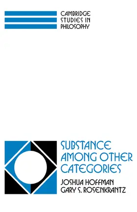 Rosenkrantz / Hoffman |  Substance Among Other Categories | Buch |  Sack Fachmedien