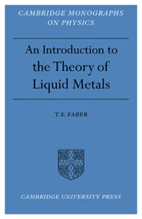 Faber |  Introduction to the Theory of Liquid Metals | Buch |  Sack Fachmedien