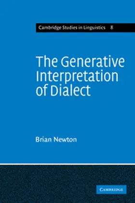 Newton |  The Generative Interpretation of Dialect | Buch |  Sack Fachmedien