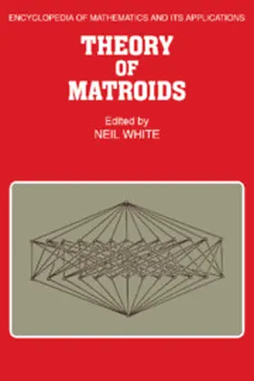 White |  Theory of Matroids | Buch |  Sack Fachmedien