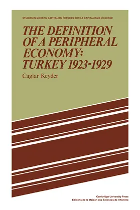 Keyder |  The Definition of a Peripheral Economy | Buch |  Sack Fachmedien