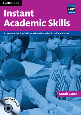 Lane |  Instant Academic Skills with Audio CD | Buch |  Sack Fachmedien