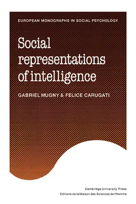 Mugny / Carugati |  Social Representations of Intelligence | Buch |  Sack Fachmedien