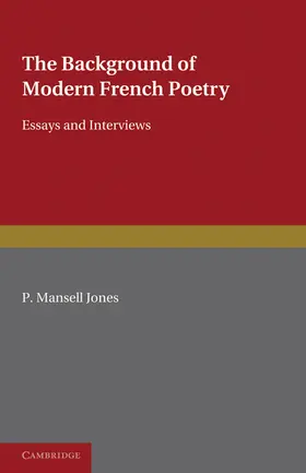 Jones |  The Background of Modern French Poetry | Buch |  Sack Fachmedien
