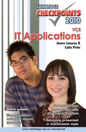 Potts / Lawson |  Cambridge Checkpoints VCE IT Applications 2010 | Buch |  Sack Fachmedien