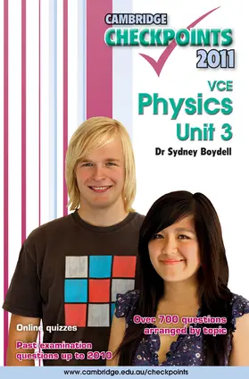 Boydell | Cambridge Checkpoints VCE Physics Unit 3 2011 | Buch | 978-0-521-17896-9 | sack.de