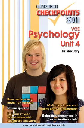 Jory | Cambridge Checkpoints VCE Psychology Unit 4 2011 | Buch | 978-0-521-17901-0 | sack.de