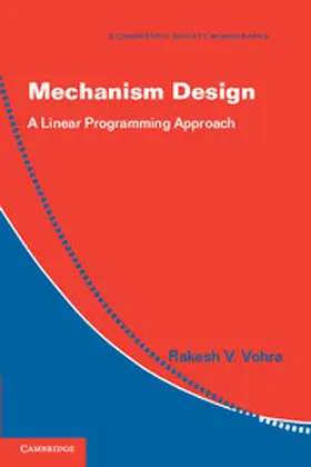 Vohra |  Mechanism Design | Buch |  Sack Fachmedien