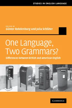 Rohdenburg / Schluter / Schlüter |  One Language, Two Grammars? | Buch |  Sack Fachmedien