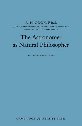 Cook |  The Astronomer as Natural Philosopher | Buch |  Sack Fachmedien