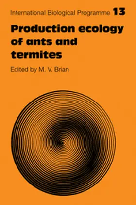 Brian |  Production Ecology of Ants and Termites | Buch |  Sack Fachmedien