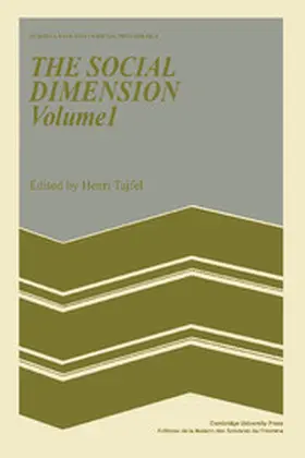 Tajfel |  The Social Dimension: Volume 1 | Buch |  Sack Fachmedien