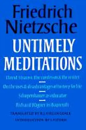 Nietzsche |  Untimely Meditations | Buch |  Sack Fachmedien