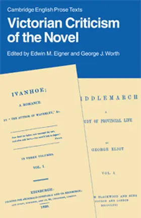 Eigner / Worth |  Victorian Criticism of the Novel | Buch |  Sack Fachmedien