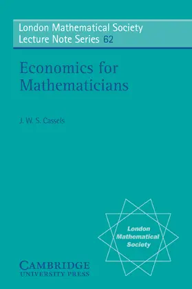 Cassels / Hitchin |  Economics for Mathematicians | Buch |  Sack Fachmedien
