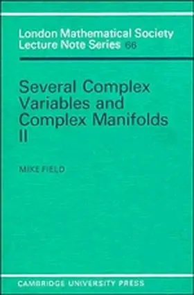 Field |  Several Complex Variables and Complex Manifolds | Buch |  Sack Fachmedien