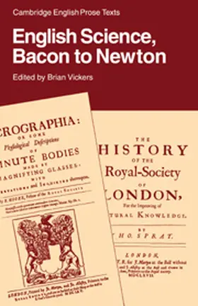 Vickers |  English Science: Bacon to Newton | Buch |  Sack Fachmedien