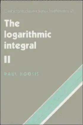 Koosis |  The Logarithmic Integral | Buch |  Sack Fachmedien
