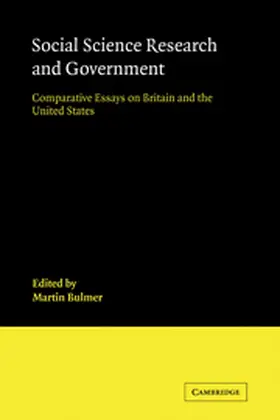 Bulmer |  Social Science Research and Government | Buch |  Sack Fachmedien