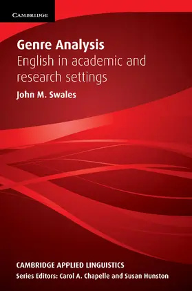 Swales / Long / Richards |  Genre Analysis | Buch |  Sack Fachmedien