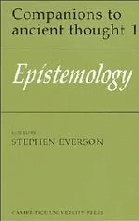 Everson |  Epistemology | Buch |  Sack Fachmedien