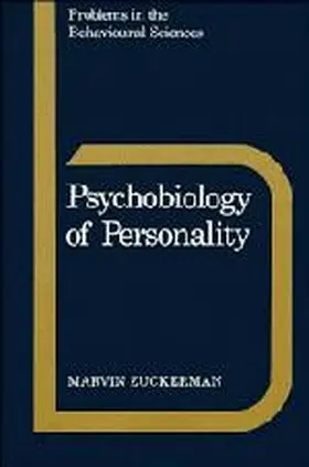 Zuckerman |  Psychobiology of Personality | Buch |  Sack Fachmedien