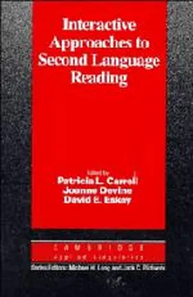 Eskey / Carrell / Devine |  Interactive Approaches to Second Language Reading | Buch |  Sack Fachmedien