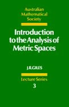 Giles |  Introduction to the Analysis of Metric Spaces | Buch |  Sack Fachmedien