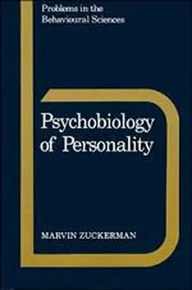 Zuckerman |  Psychobiology of Personality | Buch |  Sack Fachmedien