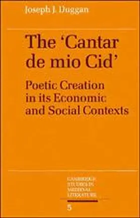 Duggan |  The Cantar de mio Cid | Buch |  Sack Fachmedien