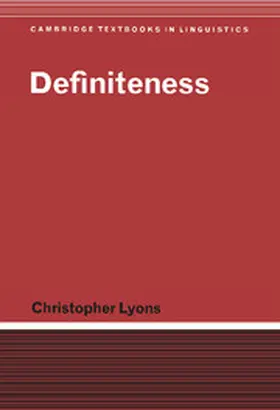 Lyons / Anderson / Bresnan |  Definiteness | Buch |  Sack Fachmedien