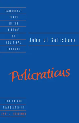 Nederman |  John of Salisbury | Buch |  Sack Fachmedien