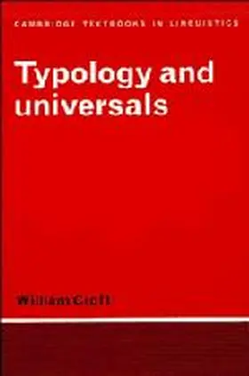 Croft |  Typology and Universals | Buch |  Sack Fachmedien