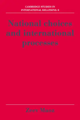 Maoz |  National Choices and International Processes | Buch |  Sack Fachmedien
