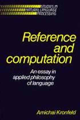 Kronfeld |  Reference and Computation | Buch |  Sack Fachmedien