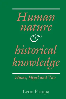 Pompa |  Human Nature and Historical Knowledge | Buch |  Sack Fachmedien