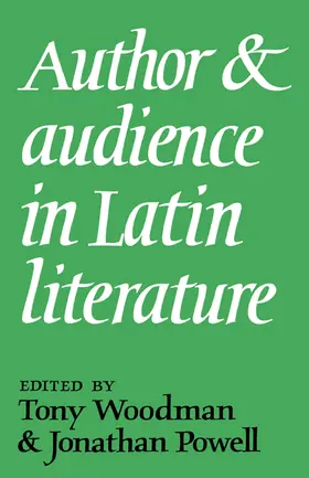 Woodman / Powell |  Author and Audience in Latin Literature | Buch |  Sack Fachmedien