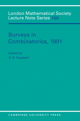 Keedwell / Hitchin |  Surveys in Combinatorics, 1991 | Buch |  Sack Fachmedien
