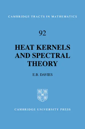 Davies |  Heat Kernels and Spectral Theory | Buch |  Sack Fachmedien