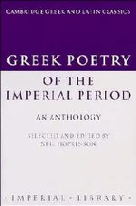 Hopkinson |  Greek Poetry of the Imperial Period | Buch |  Sack Fachmedien