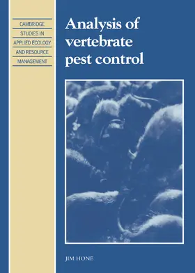 Hone |  Analysis of Vertebrate Pest Control | Buch |  Sack Fachmedien