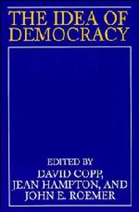 Copp / Hampton / Roemer |  The Idea of Democracy | Buch |  Sack Fachmedien