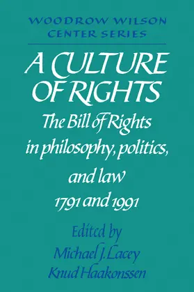 Lacey / Haakonssen / Hamilton |  A Culture of Rights | Buch |  Sack Fachmedien