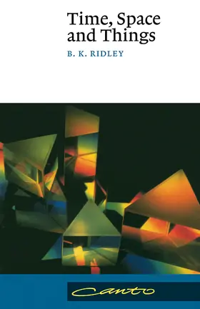 Ridley |  Time, Space and Things | Buch |  Sack Fachmedien