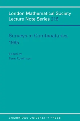 Rowlinson |  Surveys in Combinatorics, 1995 | Buch |  Sack Fachmedien