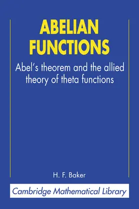 Baker |  Abelian Functions | Buch |  Sack Fachmedien