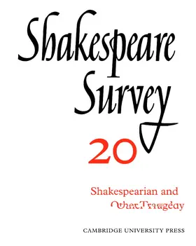 Muir / Bate / Dobson |  Shakespeare Survey | Buch |  Sack Fachmedien